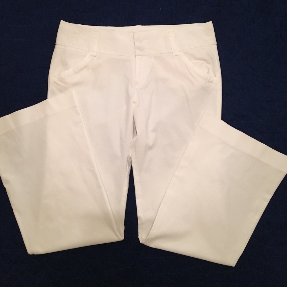 Alive +’Olivia wide waistband pants white